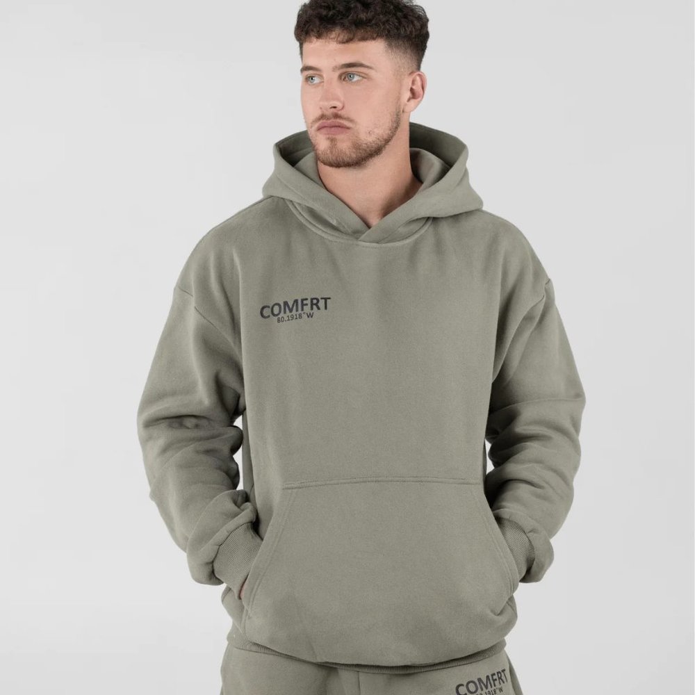 NWT - Comfrt Coordinate Hoodie - Moss, Size L, Unisex